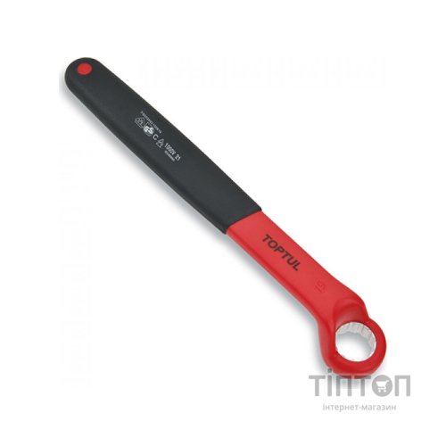 Ключ Toptul діелектричний накидний (кут 75 °) 18мм 1000V VDE (AAAW1818V4)