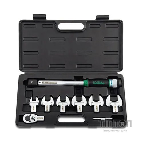 Ключ Toptul динамометричний 1/2" 8шт. 10-80Nm (GAAI0801)