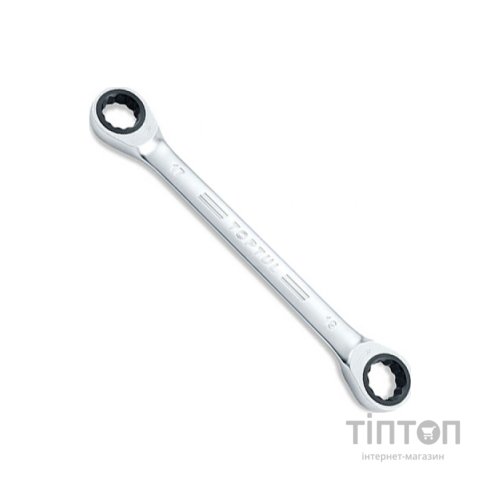 Ключ Toptul гайковий накидний з тріскачкою 17х19мм (AOAG1719)