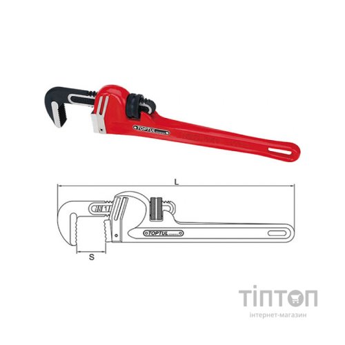 Ключ Toptul КТР 25мм L200 (DDAB1A08)