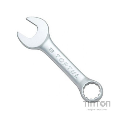 Ключ Toptul ріжково-накидний укорочений 18мм (AAAF1818)