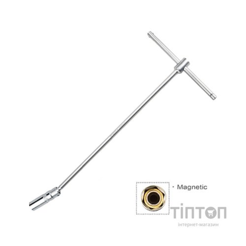 Ключ Toptul свічковий Т-подібний магнітний 16мм L450мм (CTHB1645)