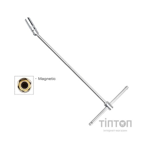 Ключ Toptul свічковий Т-подібний магнітний 21мм L450мм (CTHB2145)
