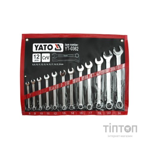 Ключ Yato 12 шт (YT-0362)
