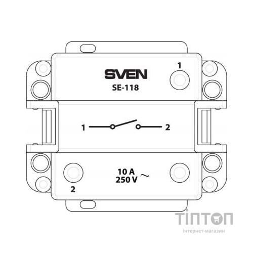 Кнопка дзвінка SVEN SE-118 white (6438162010577)