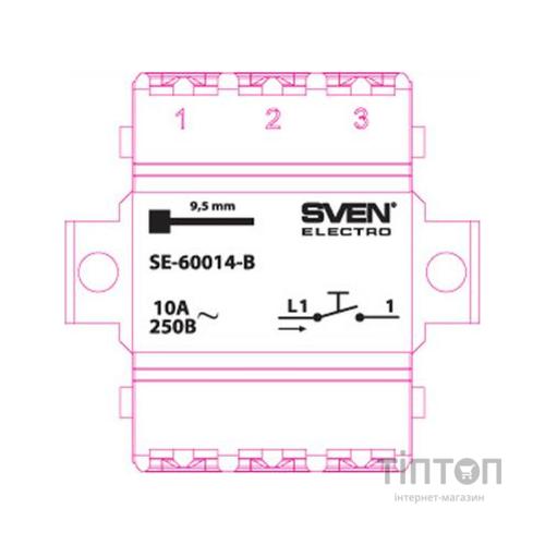 Кнопка дзвінка SVEN SE-60014-B white (4895134780869)