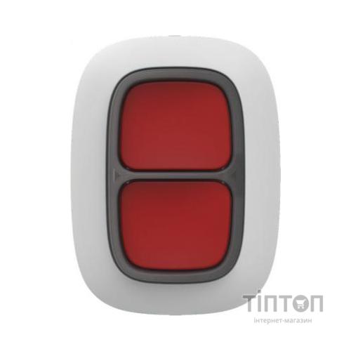 Кнопка тривоги Ajax DoubleButton white