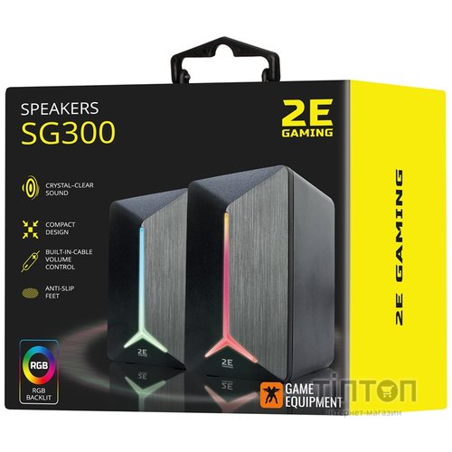 Акустична система 2E SG300 RGB 3.5mm Black (2E-SG300B)