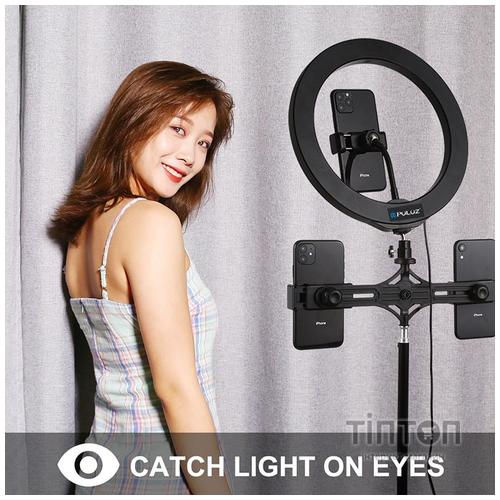 Набір блогера Puluz Ring USB LED lamp 10"+ tripod 1.1m (PKT3035)