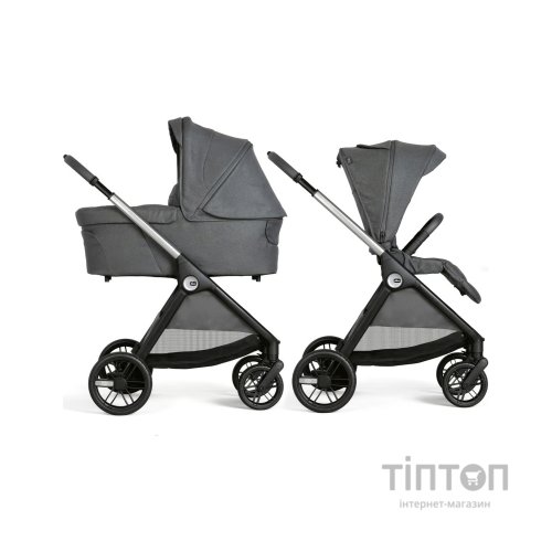 Коляска Chicco 2 в 1 Bellagio 2 Сіра (2900990903245) (87183.45.01)