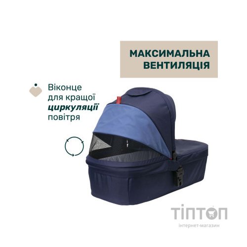 Коляска Chicco 2 в 1 Seety синя (2900990870639) (87097.79.01)