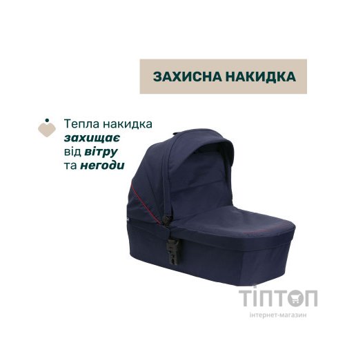 Коляска Chicco 2 в 1 Seety синя (2900990870639) (87097.79.01)