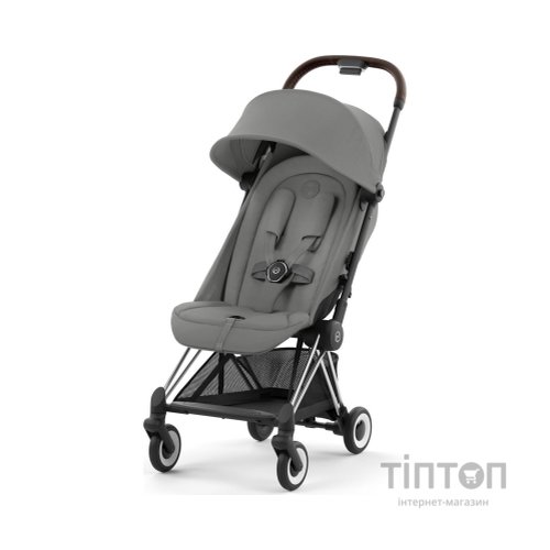 Коляска Cybex Coya Chrome Dark Brown Mirage Grey (522004395)
