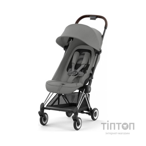 Коляска Cybex Coya Chrome Dark Brown Mirage Grey (522004395)