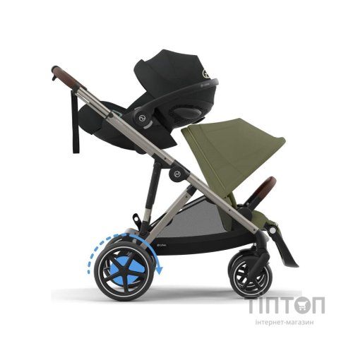 Коляска Cybex eGazelle S TPE Moss Green khaki (525000169)