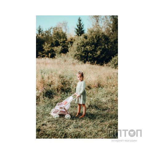 Коляска для ляльок Smoby Baby Nurse Прогулянка з кошиком Рожева пудра (254018)