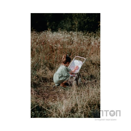 Коляска для ляльок Smoby Baby Nurse Прогулянка з кошиком Рожева пудра (254018)