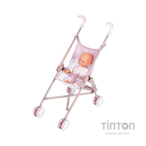 Коляска для ляльок Smoby тростинка Baby Nurse Рожева пудра (220407)