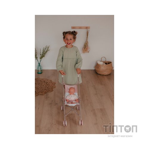 Коляска для ляльок Smoby тростинка Baby Nurse Рожева пудра (220407)