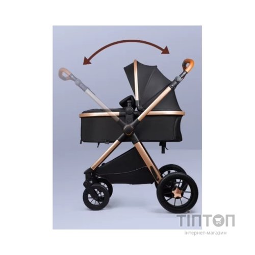 Коляска Kidilo 3в1 H2D (Black) (1111556)