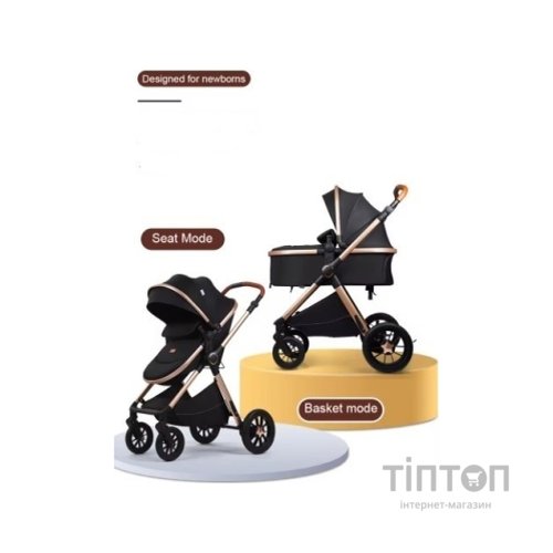 Коляска Kidilo 3в1 H2D (Black) (1111556)