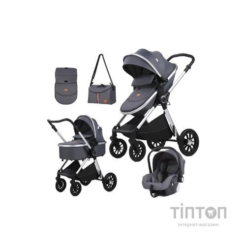 Коляска Kidilo 3в1 H2D (grey) (1071346)