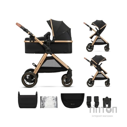 Коляска Kinderkraft 2 в 1 Esme Black (KSESME00BLK2000) (5902533929665)