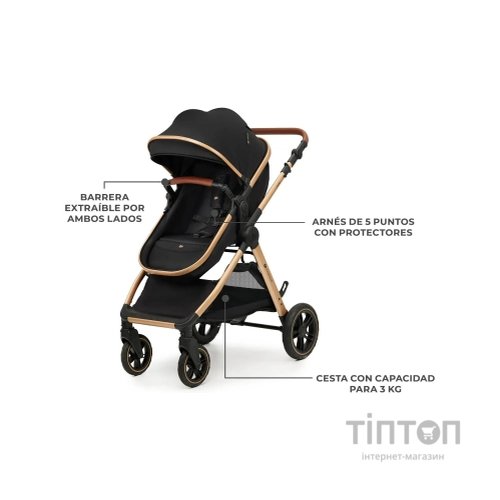 Коляска Kinderkraft 2 в 1 Esme Black (KSESME00BLK2000) (5902533929665)