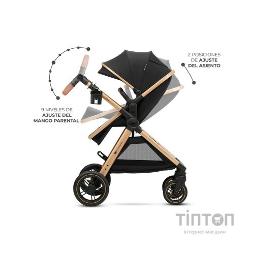 Коляска Kinderkraft 2 в 1 Esme Black (KSESME00BLK2000) (5902533929665)