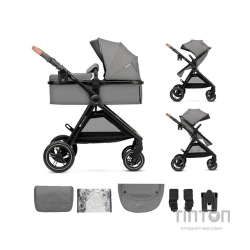 Коляска Kinderkraft 2 в 1 Esme Grey (KSESME00GRY2000) (5902533929658)