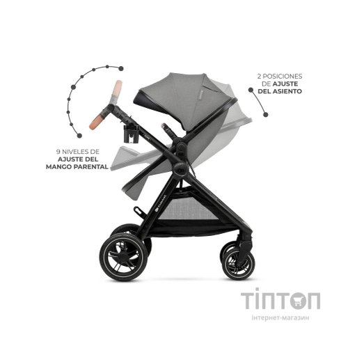 Коляска Kinderkraft 2 в 1 Esme Grey (KSESME00GRY2000) (5902533929658)
