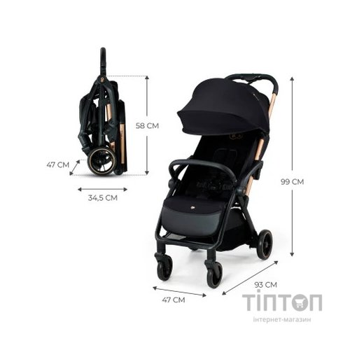 Коляска Kinderkraft Apino Raven Black (KSAPIN00BLK0000) (5902533924127)