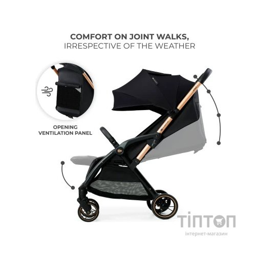 Коляска Kinderkraft Apino Raven Black (KSAPIN00BLK0000) (5902533924127)