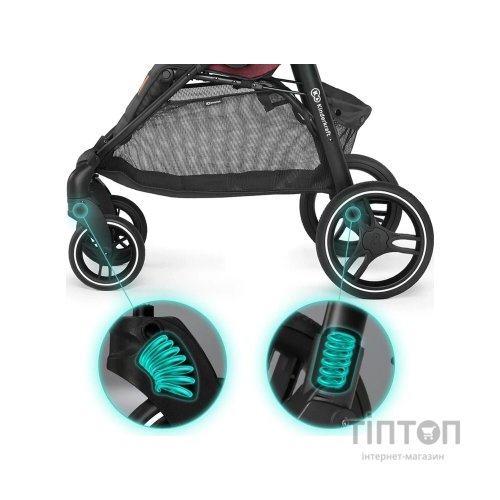 Коляска Kinderkraft Grande 2020 Burgundy (KKWGRANBRG000N) (5902533913190)
