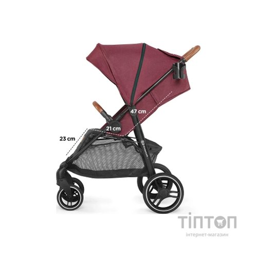 Коляска Kinderkraft Grande LX Burgundy (KKWGRANBRG00LX) (5902533914319)