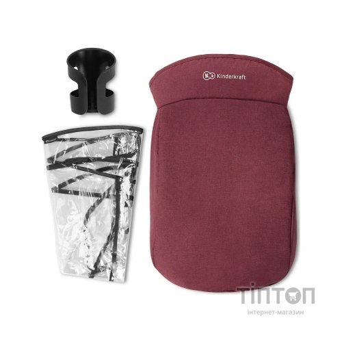 Коляска Kinderkraft Grande LX Burgundy (KKWGRANBRG00LX) (5902533914319)