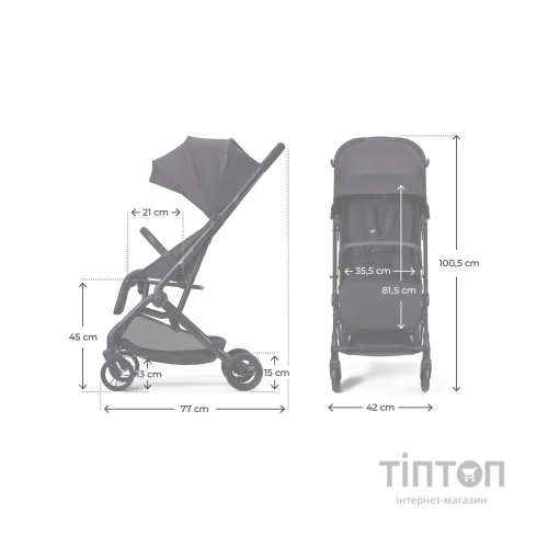 Коляска Kinderkraft Indy 3 Coal Black (KSINDY03BLK0000) (5902533926879)