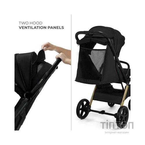 Коляска Kinderkraft Loom Black (KSLOOM00BLK00BS) (5902533926404)
