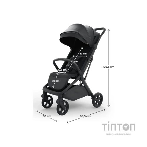Коляска Kinderkraft Nubi 3 Midnight Black (KSNUBI03BLK0000) (5902533927494)