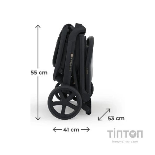 Коляска Kinderkraft Nubi 3 Midnight Black (KSNUBI03BLK0000) (5902533927494)