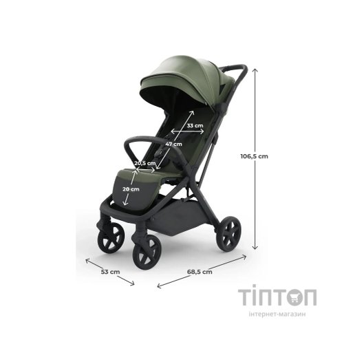 Коляска Kinderkraft Nubi 3 Mystic Green (KSNUBI03GRE0000) (5902533927487)