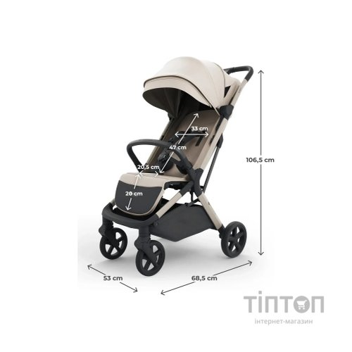 Коляска Kinderkraft Nubi 3 Sand Beige (KSNUBI03BEG0000) (5902533927470)