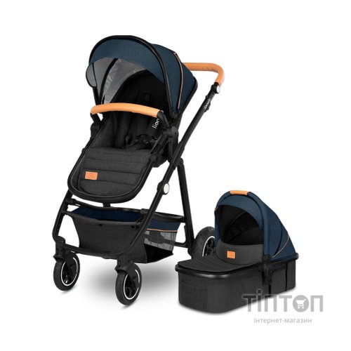 Коляска Lionelo 2 в 1 Amber Blue Navy (LO-AMBER BLUE NAVY (2in1))