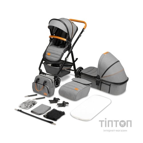 Коляска Lionelo 2 в 1 Amber Grey Stone (LO-AMBER GREY STONE (2in1))