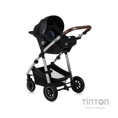 Коляска Lionelo 3 в 1 Amber 3 Black Silver (LO-AMBER BLACK SILVER (3in1))