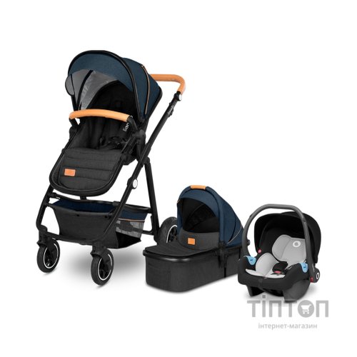 Коляска Lionelo 3 в 1 Amber Blue Navy (LO-AMBER BLUE NAVY (3in1))