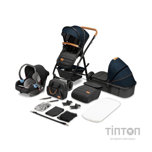 Коляска Lionelo 3 в 1 Amber Blue Navy (LO-AMBER BLUE NAVY (3in1))