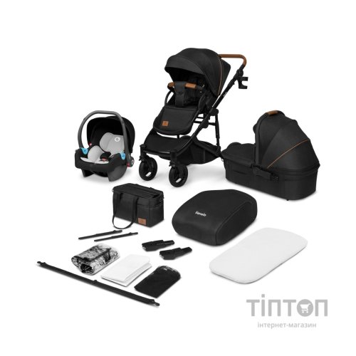 Коляска Lionelo 3 в 1 Mari Tour Black Onyx (LO-MARI TOUR 3IN1 BLACK ONYX)