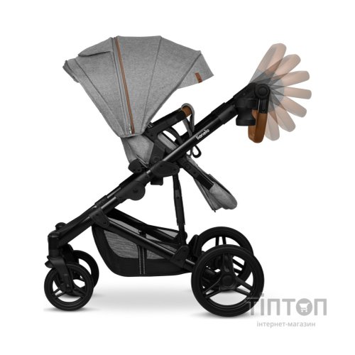 Коляска Lionelo 3 в 1 Mari Tour Grey Stone (LO-MARI TOUR 3IN1 GREY STONE)