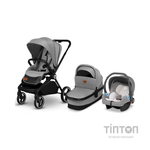 Коляска Lionelo 3 в 1 Mika Grey Stone (LO-MIKA 3IN1 GREY STONE)